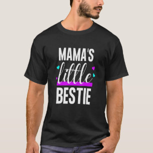 Camiseta Crianças Mamãe é a melhor amiga da moça