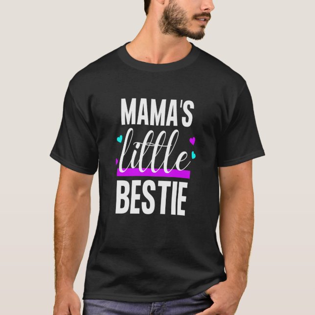 Camiseta Crianças Mamãe é a melhor amiga da moça (Frente)
