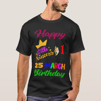 Camiseta Crianças Marcham Meninas Aniversário 25 de março 1