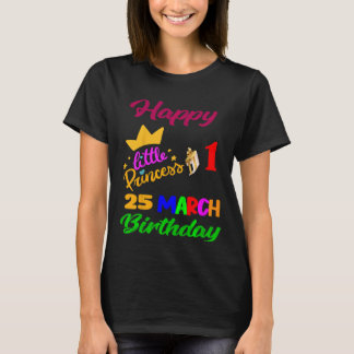 Camiseta Crianças Marcham Meninas Aniversário 25 de março 1