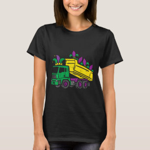 Camiseta Crianças: Mardi Gras Bombeiam Caminhões Cute Const