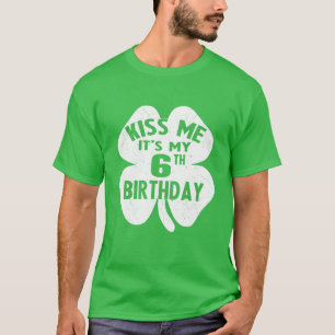 Camiseta Crianças me beijam É meu Dia de São Patrício d