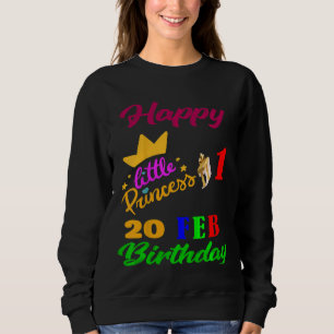 Camiseta Crianças Meninas Februray Aniversário 20 de fevere