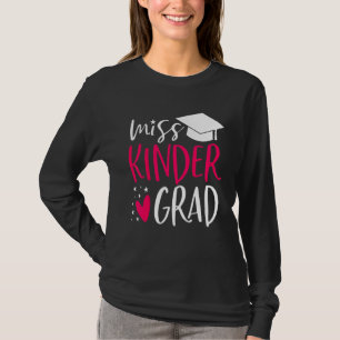 Camiseta Crianças Meninas Menina Kinder Formando Jardim de 