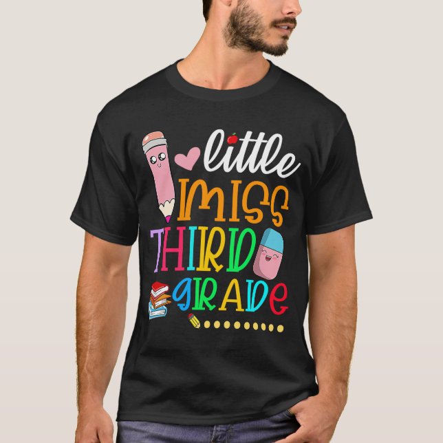 Camiseta Crianças Meninas Meninas Do Terceiro Grau De Volta (Frente)