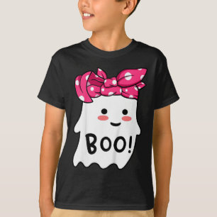 Camiseta Crianças Meninas Toddler Feliz Fantasma De Hallowe