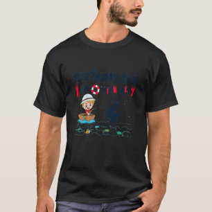 Camiseta Crianças Menino Pescadorzinho de 4 Anos Pescando