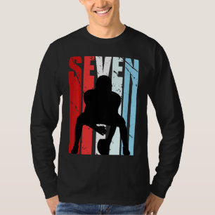 Camiseta Crianças Meninos 7 de Futebol Americano Quarterba