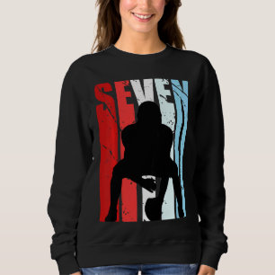 Camiseta Crianças Meninos 7 de Futebol Americano Quarterba