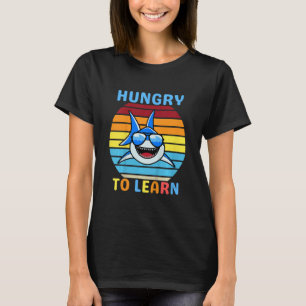 Camiseta Crianças Meninos E Meninas Com Fome De Aprender Tu
