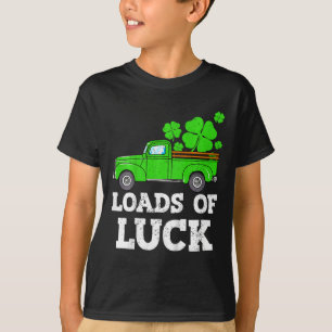 Camiseta Crianças Meninos Feliz Dia de São Patrício Carroça