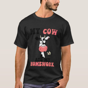 Camiseta Crianças Meu Boi Comeu Meu Dever De Casa Boi Vol