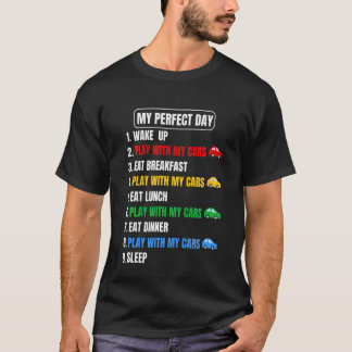 Camiseta Crianças Meu Carro De Brinquedos Perfeito 1