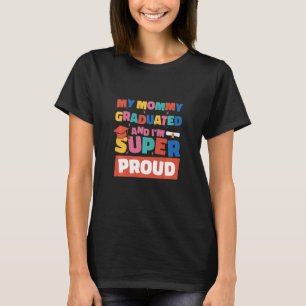 Camiseta Crianças Meu Pai Graduou Pai Graduado Orgulhoso Da