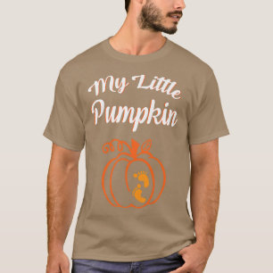 Camiseta Crianças Meu Pequeno Pumpkin Pequeno Festa de Hall