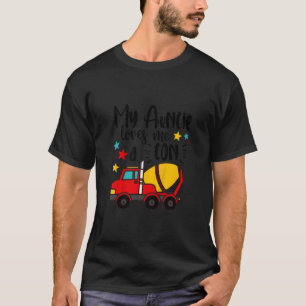 Camiseta Crianças Minha Tia Me Ama Um Bebê Misturador De Co