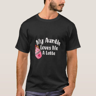 Camiseta Crianças minha tia me ama uma tia latina arte para
