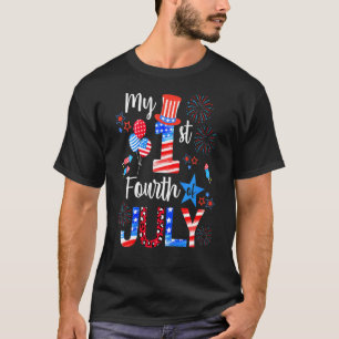 Camiseta Crianças Minhas 1ruas Quarto De Julho Patriótico 4
