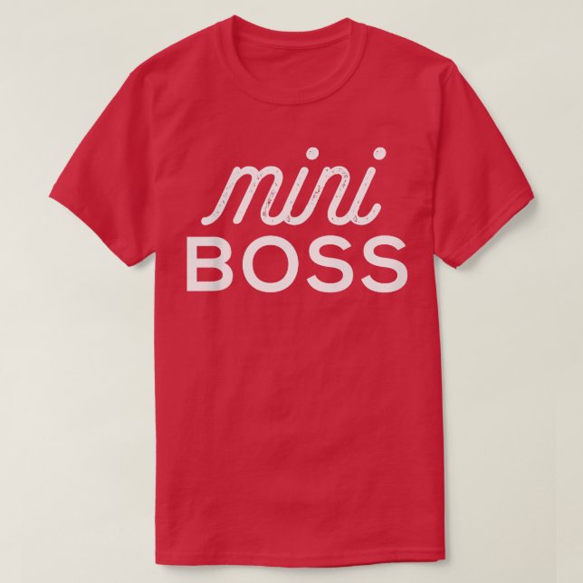 Camiseta Crianças Mini BossKids 312 (Frente do Design)