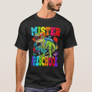 Camiseta Crianças Mister Preschool Duo Monster Truck Dinoss