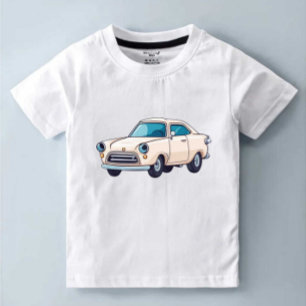 Camiseta Crianças modernas e bonitas do City Car