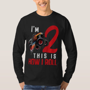 Camiseta Crianças Monster segundo aniversário É Assim Que E