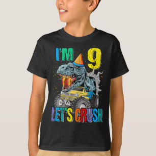 Camiseta Crianças Monster Truck, 9 anos, adolescente 9, Ani