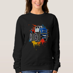 Camiseta Crianças Monster Truck I Ki I Car