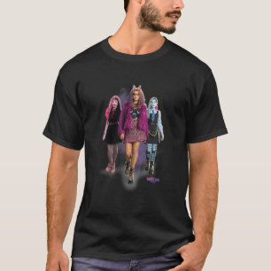 Camiseta Crianças Monstro Alto Clawdeen Frankie Draculaura