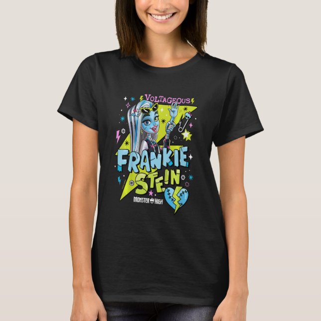 Camiseta Crianças Monstro Alto Frankiestein Voltagoso (Frente)
