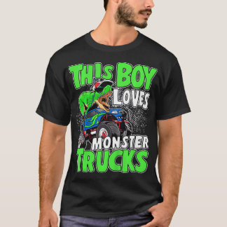 Camiseta Crianças Monstros Garotos Toddler Rapazes Este Men