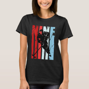 Camiseta Crianças Motivação do Jogador de Hóquei no Gelo 9.