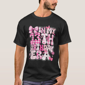 Camiseta Crianças Na Minha 13 Era De Aniversário De 13 Anos