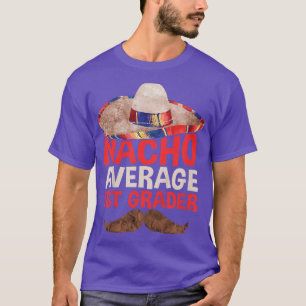 Camiseta Crianças Nacho Média 1 rua Grader Primeiro Grau Vo