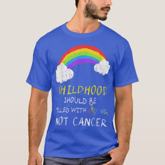 Camiseta Crianças não são adeptas da consciência do Cancer 