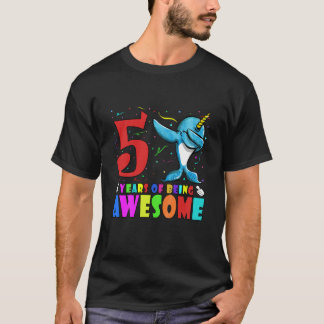 Camiseta Crianças, narcótico de 5 de Festa de aniversário -