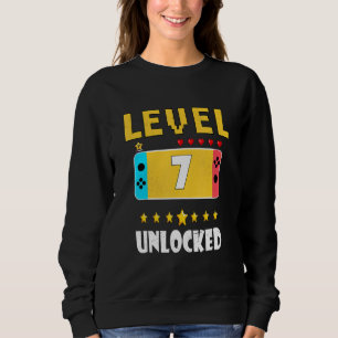 Camiseta Crianças Nível 7 7 de jogos de vídeo desbloqueados