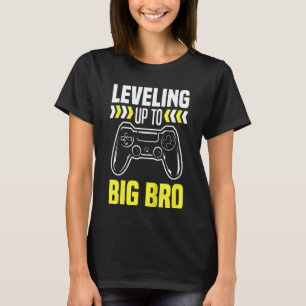 Camiseta Crianças Nivelando Até O Grande Jogador Jogando Gr