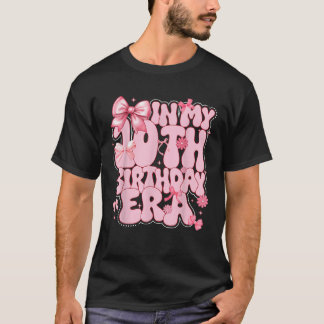 Camiseta Crianças No Meu 10º Aniversário, Menina De 10 Anos