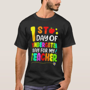 Camiseta Crianças No Primeiro Dia Do Jardim De Infância Rez