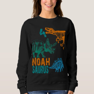 Camiseta Crianças Noah Saurus 4º aniversário Festa Rex Bday