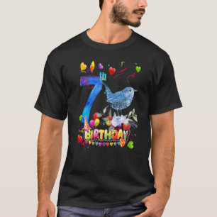 Camiseta Crianças Noivas de 7 Anos Menina Noiva Brilhante B