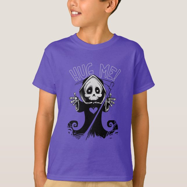 Camiseta Crianças: Novelty Grim Reaper (Frente)