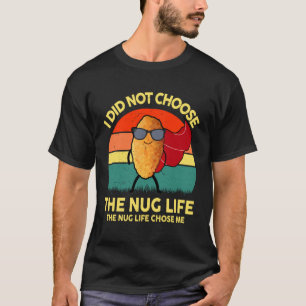 Camiseta Crianças Nug-Life Menino Engraçado Eu Amo Nugget d