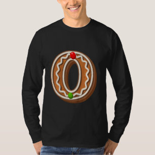 Camiseta Crianças O Biscoito de Natal Maiúsculo Mais Fofo d