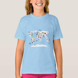 Camiseta Crianças - O Mundo dos Animais