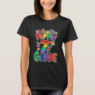 Camiseta Crianças O que é a 7 de Poppin da escola empurra-o