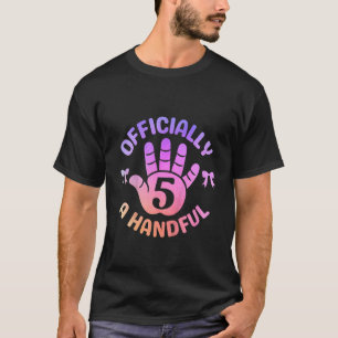 Camiseta Crianças Oficialmente Um Pequeno Coquete De Aniver