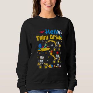 Camiseta Crianças Olá Caminhão de Construção da 3ª Série Cr