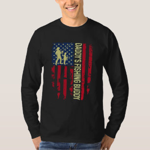 Camiseta Crianças Pai Pesca Camarada Pai Filho Equipe Peixe